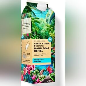 NEW Bath & Body Works Turquoise Waters Refill Gentle Foaming Hand Soap 32oz